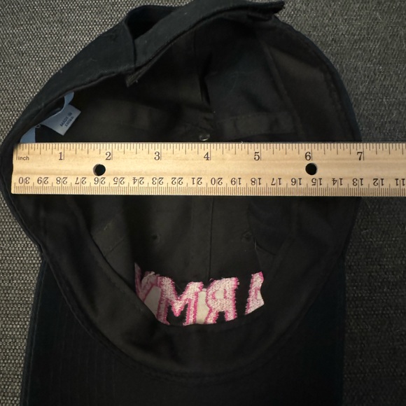 Black and Pink Army Women’s Baseball Cap - Picture 5 of 5